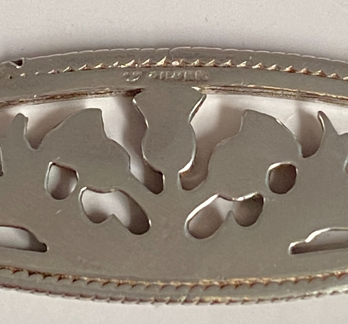 Vintage c1970 Solid Silver Designer Scottish This… - image 10