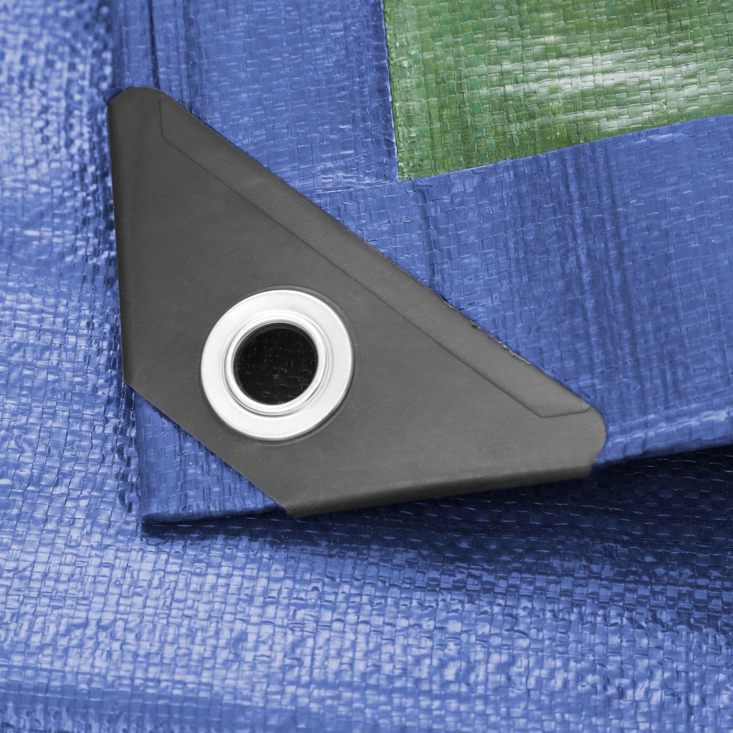 Bâche 4x5m contre infiltration pluie toile polyéthylène 90g/m² à œillets - 3