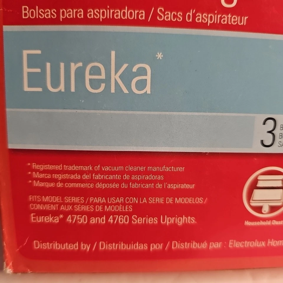 Vacuum Bag FOR Eureka PL 3 Bags Count Filtrete 67707 For 4750 4760 Series Uprigh - Image 3 of 4