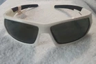 DVX Next Wiley X Wrap Polarized Safety Glasses White Gray NWT $76 MSRP