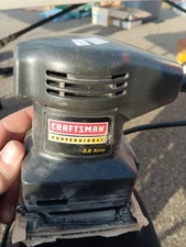 Sears Craftsman 1/4 Sheet Palm Orbital Finishing Sander Corded Tools 315.116070
