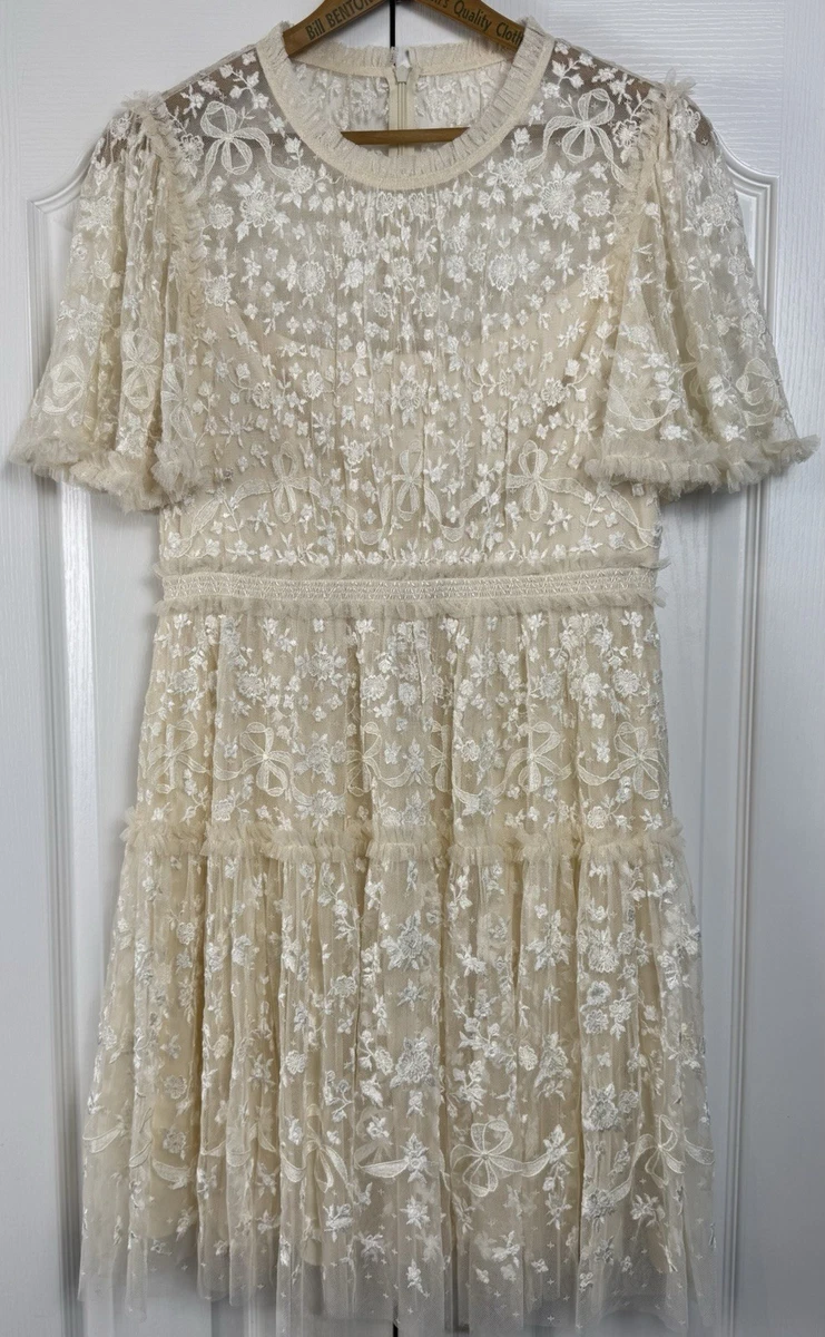 needle and thread beige dress Papillon Sheer Ankle Gown main image 0
