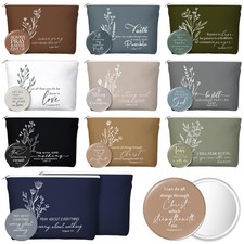 10 Set Christian Gift for Bulk Mother's Day Religious Gifts 10 Canvas Makeup ...