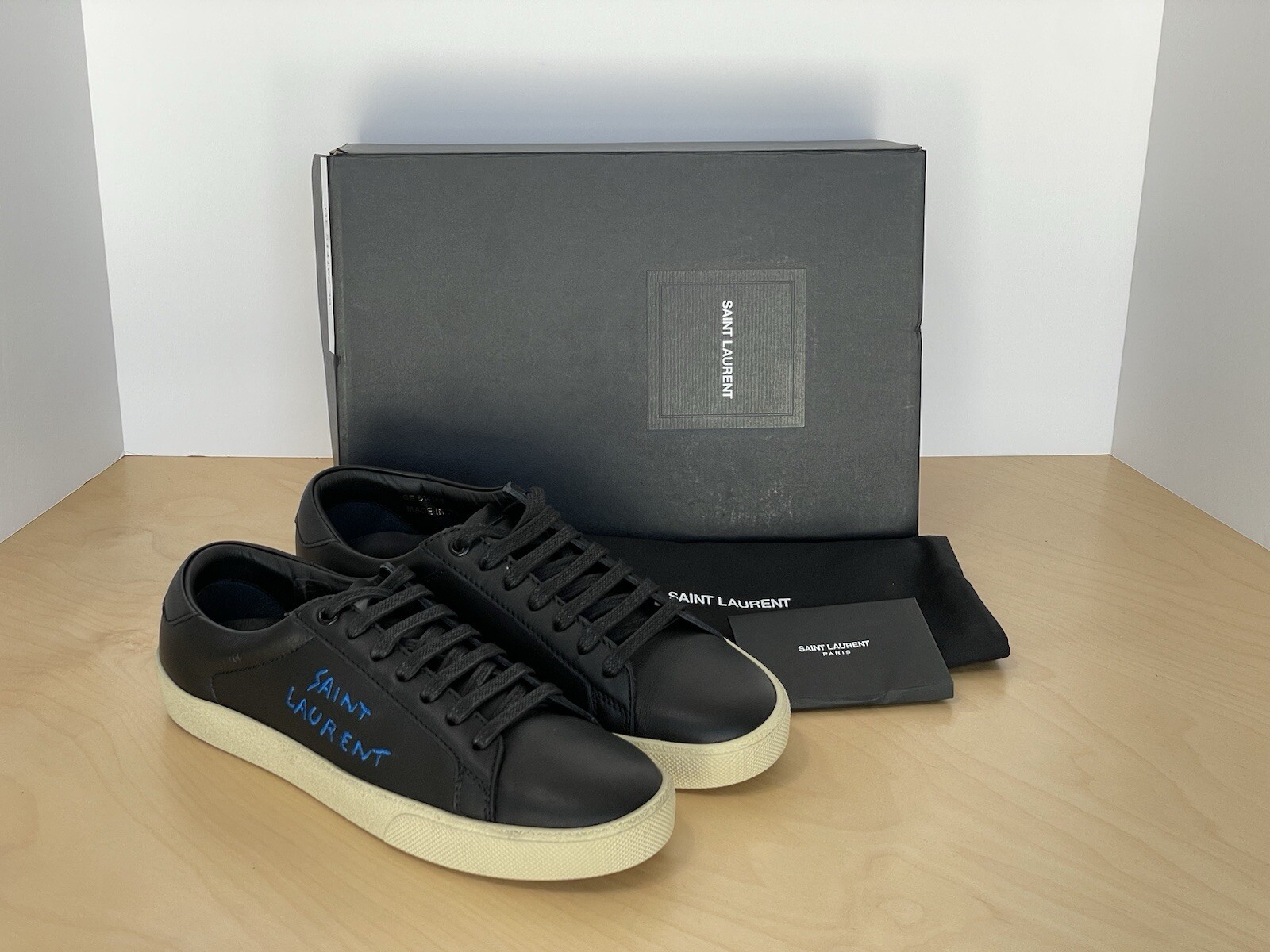 Saint Laurent Court SL 06 Sneakers basse nere 39 (9 US) $750