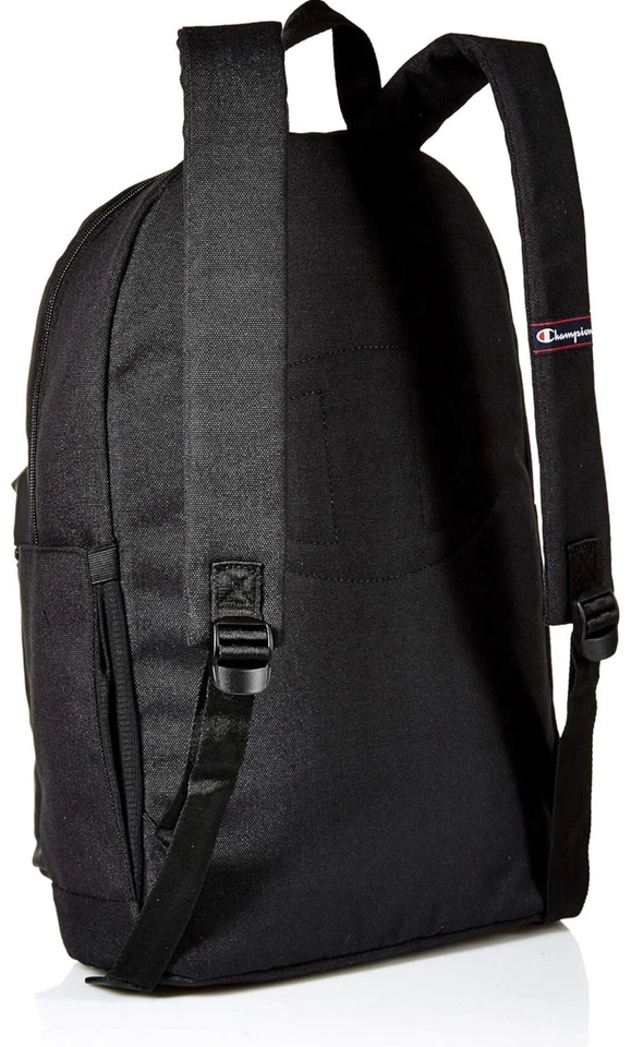Nueva MOCHILA CHAMPION SPLIT-LEVEL NEGRA/Dorada 18x12x6 Foto 2 de 4