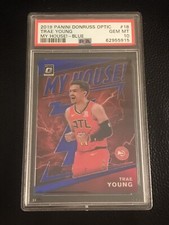 2019/20 Optic Trae Young My House BLUE Prizm NUMBERED /85 PSA 10 - POP 10 🔥🔥🔥