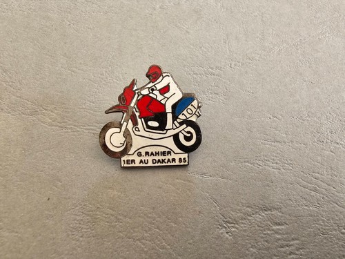 Pin's MOTO / BIKE / BIKER - Paris Dakar 85 G. Rahier (Enduro / trail)