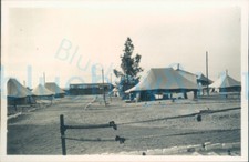 1950s Royal Artillery Paras Sinai Egypt Photo Tents at British camp