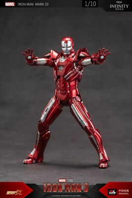 ZD Toys Marvel Avengers 1/10 Iron Man MK33 Action Figure | eBay
