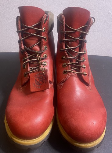 Timberlands 6' Inch Boot Waterproof Red 