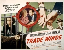 Trade Winds lobby card Joan Bennett Ann Sothern Fredric March 1938 OLD PHOTO