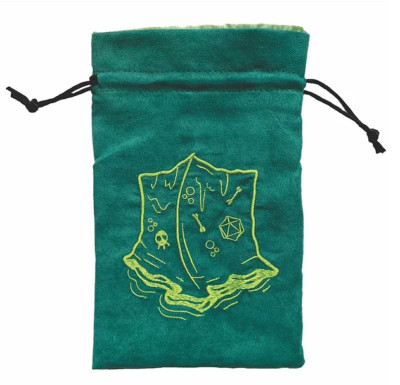 Gelatinous Cube Large DnD Dice Bag | Dice Pouch | RPG DnD D&D Dungeons Dragons