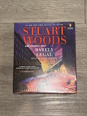 Barely Legal by Parnell Hall and Stuart Woods (2017, Compact Disc)