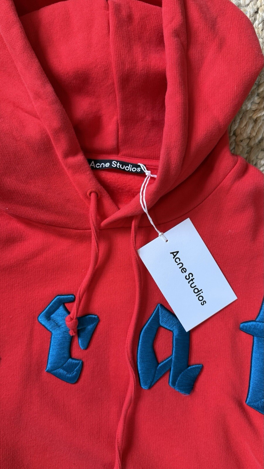 Acne Studios Embroidered Hoodie Sweatshirt image 7