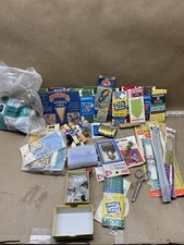 Vintage Lot Of Sewing Supplies. Zippers, Rick Rack, Seam Binding, Button Snaps