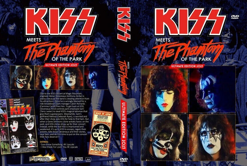 KISS キッス　地獄の復活　 DVD海外版　ミートザファントム kiss meets phantom of the park 1978 ultimate edition 2023 dvd