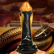 Creature Cocks: Golden Mamba Silicone Dildo ---FREE SHIPPING!!!