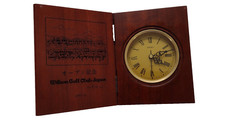 Book Clock Wilson Golf Club Japan Opening Comm Woodrex Clock Pierced Design Org