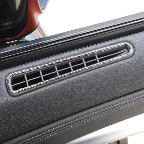 2PC Carbon fiber Interior Window Air Outlet Cover Trim For Nissan GT-R R35 08-16 - Picture 7 of 23