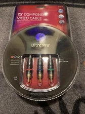 New GE Ultra Pro HD 25 Ft Component Video Cable Cord Video Connections RCA NIP