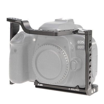 Aluminum Camera Cage Extension Mount for Canon EOS 70D 80D 90D Camera Arca-Swiss