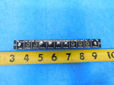 INCOMPLETE DIAL BORE GAGE POINT SET THREAD SIZE AROUND #10 -NOT METRIC, 24 OR 32