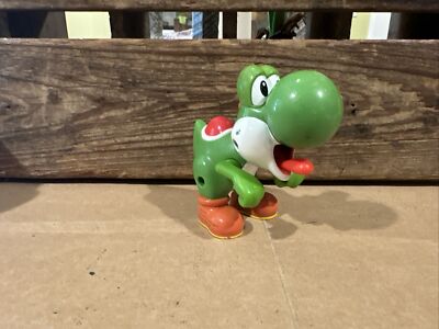 Super Mario Bros. Yoshi Sticks out Tongue Toy Figure, 2017 McDonald s Happy Meal
