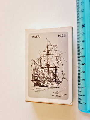 WASA 1628 Esselte Obergs Poker Original Vintage Spielkarten Neu
