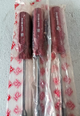PACK OF 3. RS PRO 460-1742 HEXAGON NUT DRIVER, 10 MM.