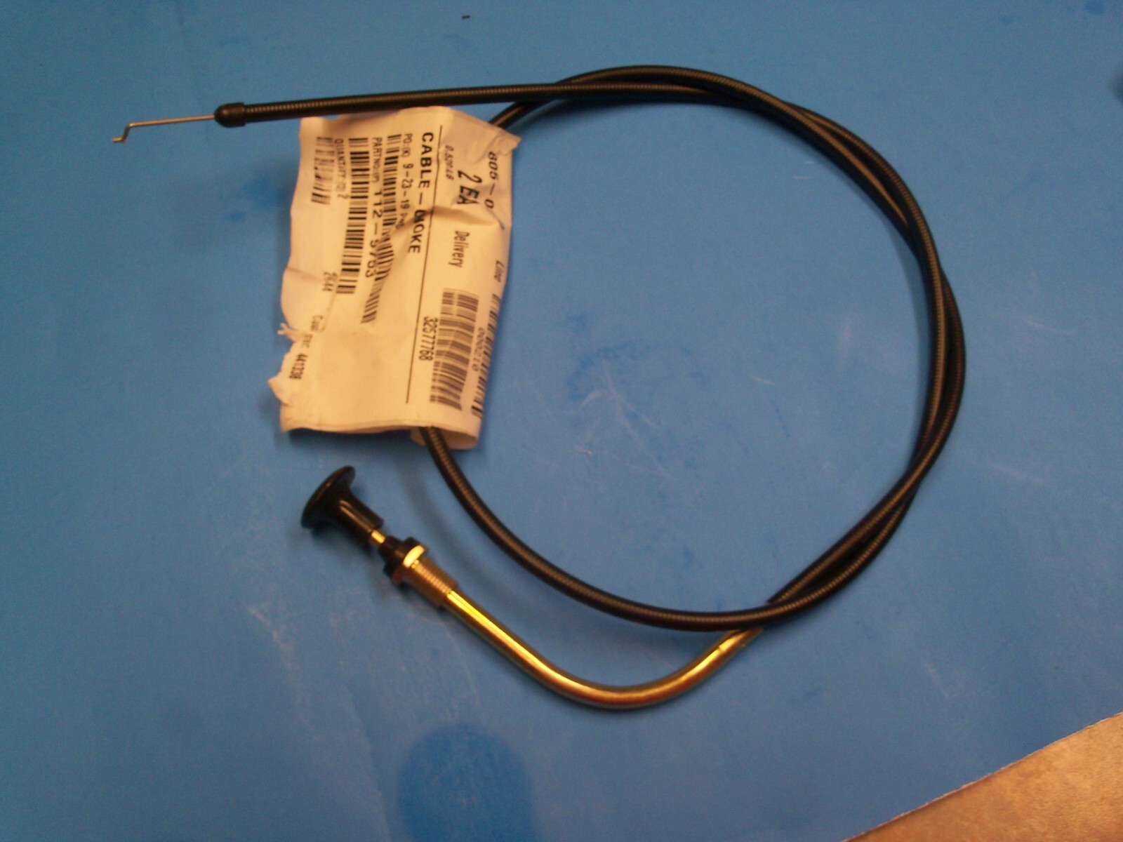 GENUINE OEM TORO 1129753 CHOKE CABLE; TORO TIMECUTTER CHOKE CABLE C12B