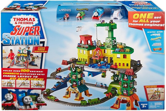 fisher price thomas and friends super station