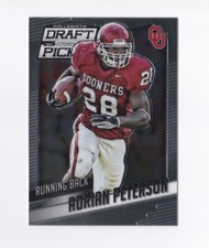 2015 Panini Prizm Draft Picks #3 Adrian Peterson Vikings Oklahoma Sooners