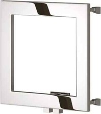 Image of Electric Heated Towel Rail | Wall Mounted Chrome | Stainless Steel with Timer