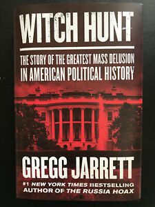 WITCH HUNT BY GREGG JARRETT HARDCOVER LIKE NEW