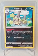 Galarian Weezing Hp 130 #96 Pokémon Card 2021
