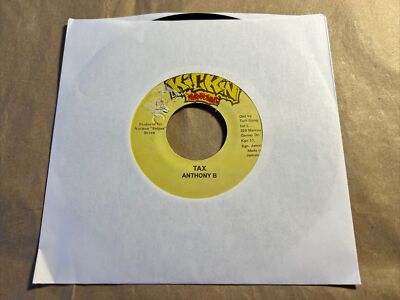 Anthony B - Tax / No More I Roam Version -  7'' Single Reggae Vinyl