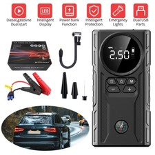 Car Jump Starter with Air Compressor 99800mAh Battery Jumper Box Charger Booster