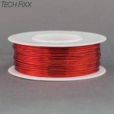 Magnet Wire 22 Gauge AWG Enameled Copper 125 Feet Coil Winding and Crafts Red