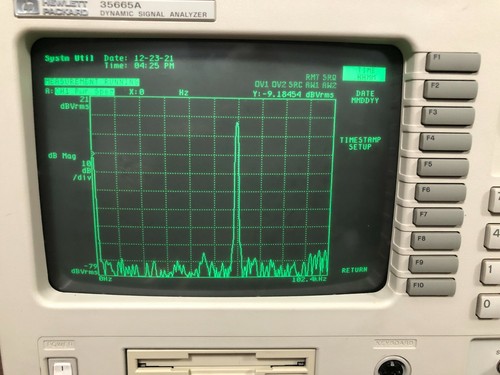 Agilent HP 35665A Dynamic Signal Analyzer w/ Opts. 1C1, 1D4 **30 Days Warranty** - Picture 8 of 11