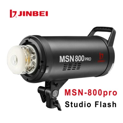 JINBEI MSN 800PRO Studio Flash GN110 800W HSS 1/8000s Powerful LED Video Light