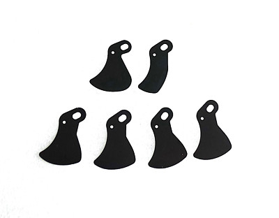 6 PIECES Compur Part 1110-030-208 / 267 / 268 Shutter Blade Set - Synchro 00-MXV