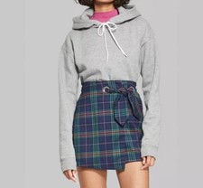 WILD FABLE Women's Cropped Hoodie, Heather Gray, S