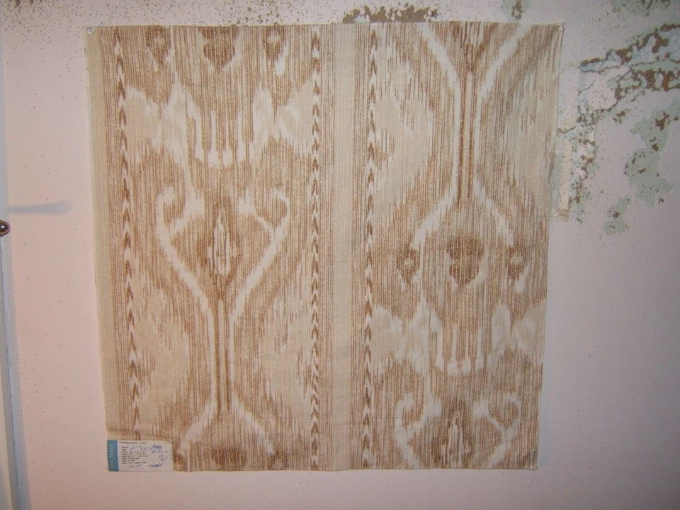 G P & J Baker, Kenwyn, Wood Grain Ikat, Remnants, Various Colors and Sizes - Image 3 of 4