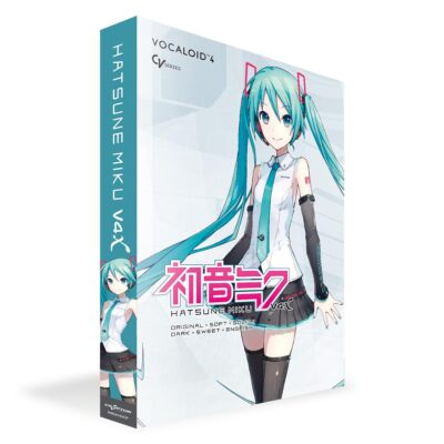 VOCALOID4 Hatsune Miku V4X incl. ENGLISH PACKAGE DVD Software