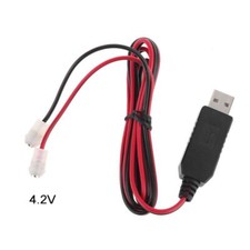 1m 3.7V 18650 26650 Battery Eliminator 5V USB to 4.2V Power Supply