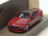 Minichamps Bmw M8 Competition Coupe, 2019, Rot Metallic - 870 029022 - 1:87