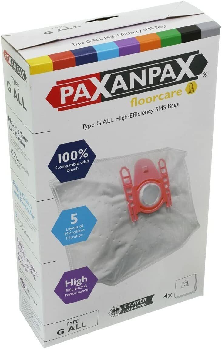 PakTrade 5 Sacchetti Per Aspirapolvere Bosch Perfecta 83 - BBS8341GB/04