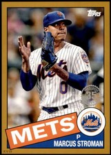 Marcus Stroman 2020 Topps 1985 35th Anniversary Series 2 5x7 Gold #85TB-27 3/10 