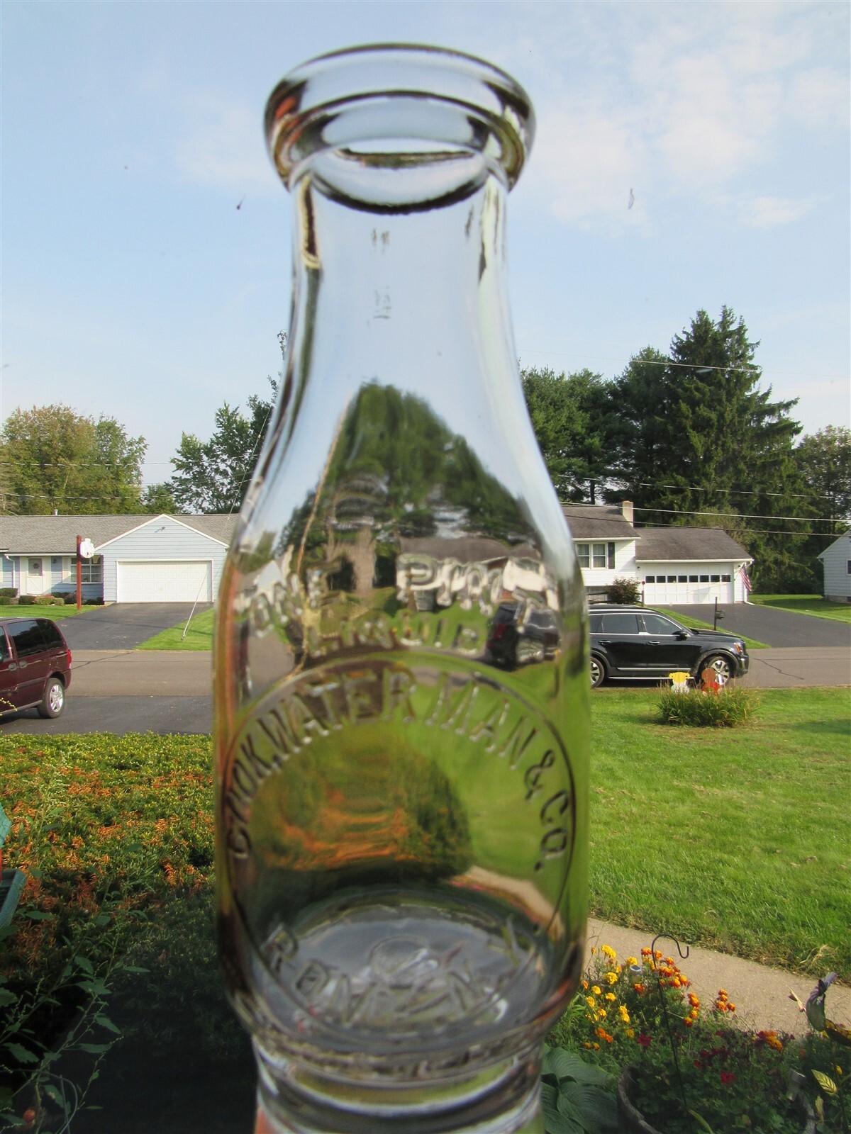 Cook&co Botl TREP Milk Bottle Cook Waterman & Co Dairy Farm Rome NY 1942 ONEIDA ...