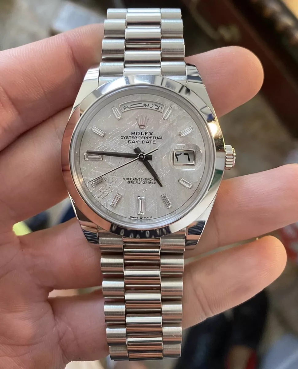 Rolex oyster perpetual day date shop arabic